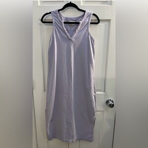 Pact Light Purple Midi Dress